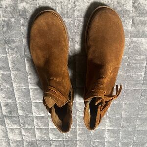 Born Tan Suede Ankle Boots